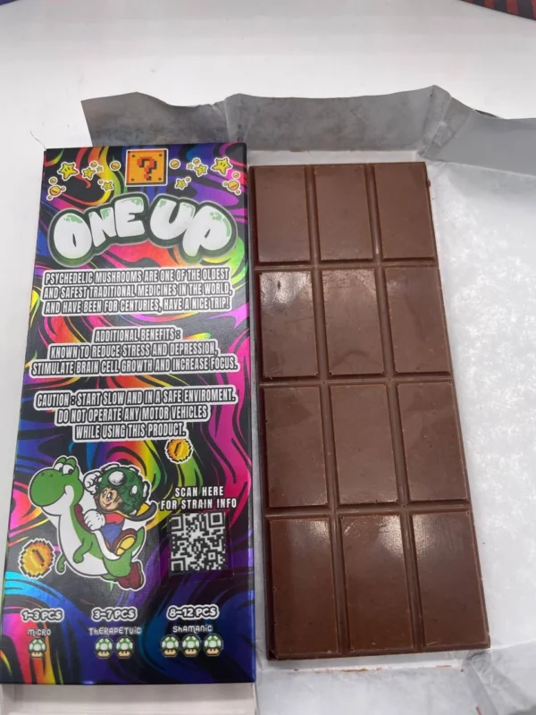 Buy One Up mushroom chocolate bars online